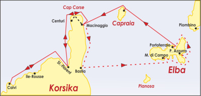 Törn - eine Woche Cap Corse